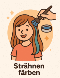 Strähnen färben